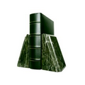 Taper Book End w/ Fancy Bevel (Jade Leaf Green)